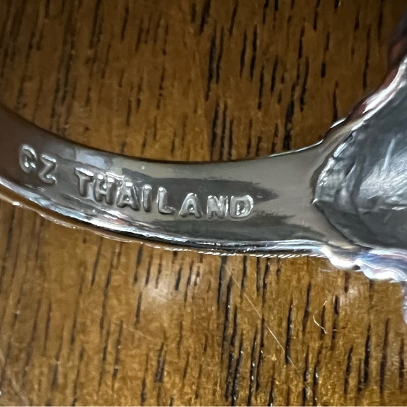 Judith Ripka Sterling Silver Blue Quartz Hematite Diamonique CZ Ring - Picture 9 of 14